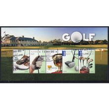 Australia 2011 Golf - Minisheet CTO Full Gum