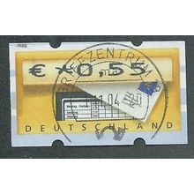 GER €0.55 'DEUTSCHLAND' MACHINE LABEL (EBID43-296)