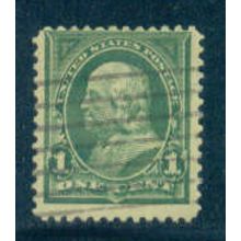 Used 279 1c Benjamin Franklin Average Plus M04413