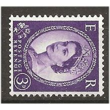 1955 SG545b 23d Deep Lilac Wmk St Edwards Crown SIDEWAYS Unmounted Mint