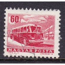 HUNGARY 1963 TRANSPORT & COMMUNICATION 60fi USED SG1904 BUS #1