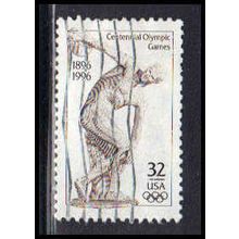 Used 3087 32c Discus Thrower Fine KA5060