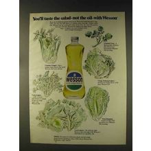 1976 Wesson Oil Ad - You'll Taste the Salad