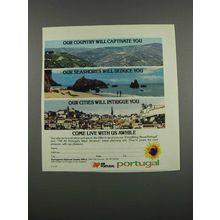 1983 Air Portugal Ad - Our Country will Captivate You