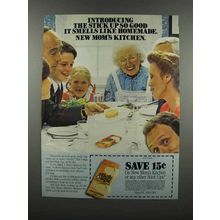 1983 Airwick Mom's Kitchen Stick Ups Ad - Homemade