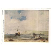 COAST OF PICARDY by Bonington unused vintage postcard Wallace collection #