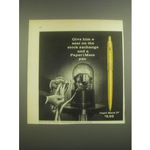 1962 PaperMate Capri Mark IV Pen Ad - Give him a seat on the stock exchange