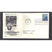 FDC Art Craft 1283B 5c George Washington (Cachet-Typed/A) CV39373