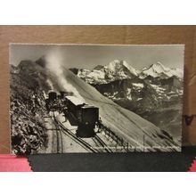 BRIENZER-ROTHORN, INTERLAKEN unused postcard RP #