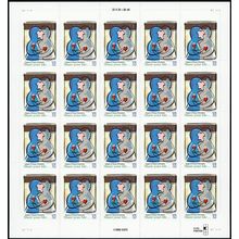 1998, Very RARE Modern Misperforated ERROR Sheet of 20 32¢ Stamps - Stuart Katz