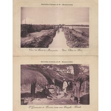 Portugal Africa Mossamedes 2x Antique Postcard s