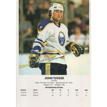 John Tucker Buffalo Sabres Ice Hockey Canada Postcard