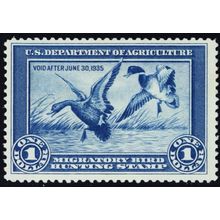 RW1, Mint VF NH $1 Duck Stamp - No Bends or Skips - * Stuart Katz