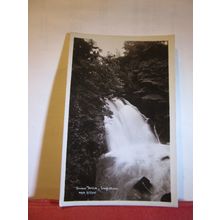 SNOW FALLS, INGLETON, YORKSHIRE , unused vintage postcard. RP =