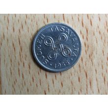 Finland 1955 1 Markka Coin