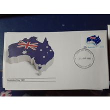 Australia 1981 australia day niddrie 3042 postmark FDC