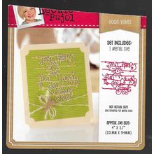 Crafter's Companion. Leonie Pujol. Good Vibes Die. Die Cutting Cardmaking Crafts