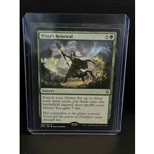 Nissa's Renewal Battle for Zendikar Magic: the Gathering Trading Card