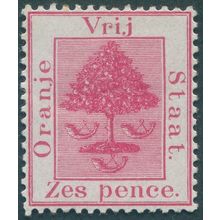 Orange Free State 1894 6d bright carmine SG7 unused