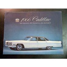 cadillac 1966 original dealer sales brochure