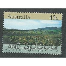 AUS 1992 45c 'VINEYARDS -VIC' FINE USED (EBID47-892)