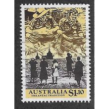 AUS 1990 $1.10 'THE ANZAC TRADITION' FINE USED (EBID66-576)