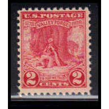 645 2c Valley Forge Just Clears MNH O1003