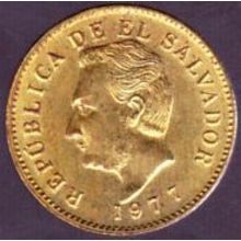1977 El Salvador 1 Centavo Coin