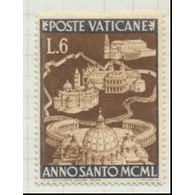 Vatican City Stamp Scott #133, Mint Hinged