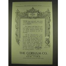1913 Gorham Silverware Ad - Designed Utility