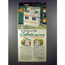 1953 Ultramatic Caloric Gas Range Ad - Color Handles