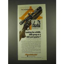 1974 Redfield RM 6400 Target Scope Ad - Versatile