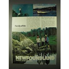 1974 Newfoundland Canada Ad - Family Affair