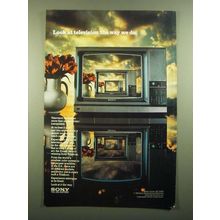 1980 Sony KV-1945R Television Ad - Look at Television the Way We Do