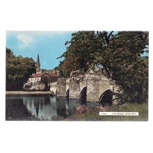 THE BRIDGE, BAKEWELL, Derbyshire unused postcard.by Harvey Barton /