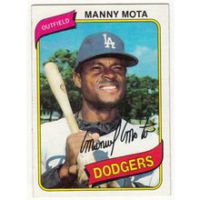 1980 Topps baseball card 104 Manny Mota - Dodgers