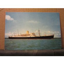 M.V. RUAHINE. unused postcard by J Arthur Dixon SS. 2628 vgc =