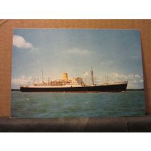 M.V. RUAHINE. unused postcard by J Arthur Dixon SS. 2628 vgc #