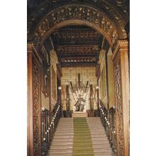 Royal Staircase Army Museum Museo Del Ejercito Spanish Postcard