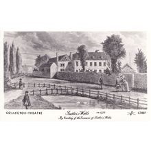 Sadlers Wells Theatre London in 1700s Painting RPC Postcard