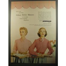 1952 Sidney Heller Blouses Ad - Spick and Sparkling Sidney Heller Blouses