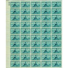National Guard Sheet of Twenty 3 Cent Postage Stamps Scott 1017