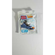Mega Bloks Idea Builders Toy #3745 Battleship Boat With 37 Pieces
