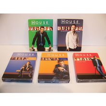 HOUSE M.D. DVD'S SEASONS 1, 2, 3, 4, 5 HUGH LAURIE