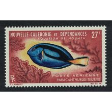 New Caledonia Palette Surgeonfish 27f 1964 MNH SG#386