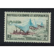 New Caledonia Outrigger canoes racing 2f 1959 MNH SG#345