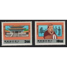Taiwan Confucius Intl Confucianism 2v 1987 MNH SG#1771-1772