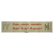 Original WW2 British Air Drop Propaganda Leaflet. - Code I.20 [1943].