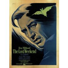 The Lost Weekend -French -1945 Poster Canvas Movie Film Print A0 A1 A2 A3 A4 A5