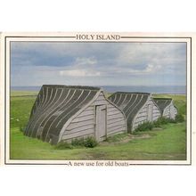 HOLY ISLAND or Lindisfarne, Northumberland postcard /
